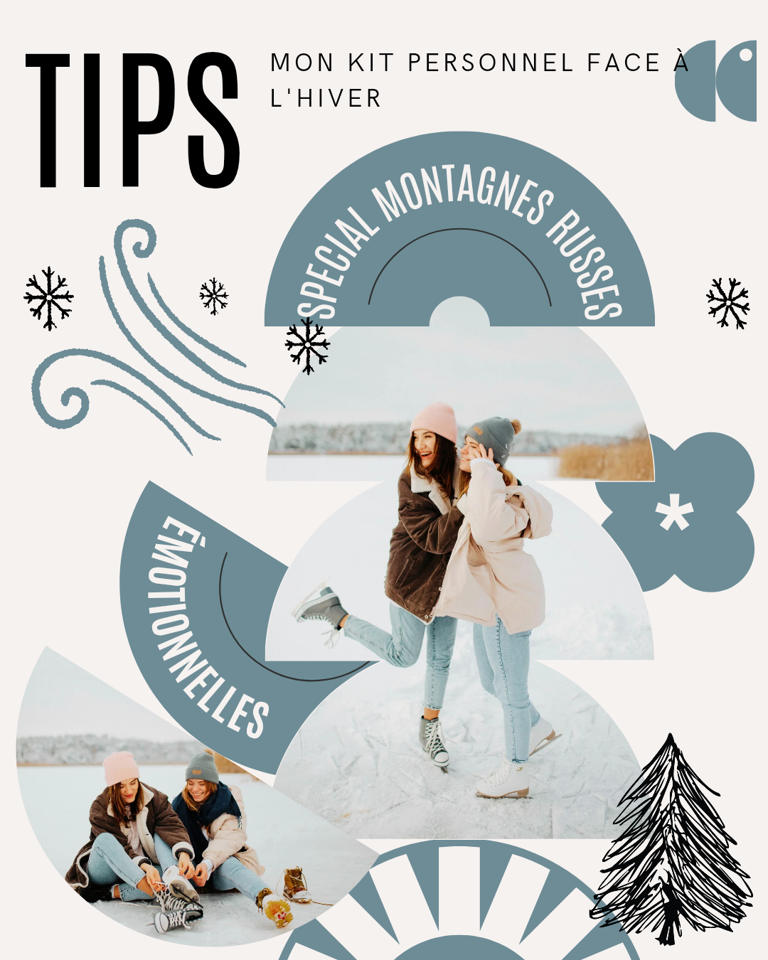 Quand l’hiver pointe le bout de son nez… et que mes émotions font le grand huit